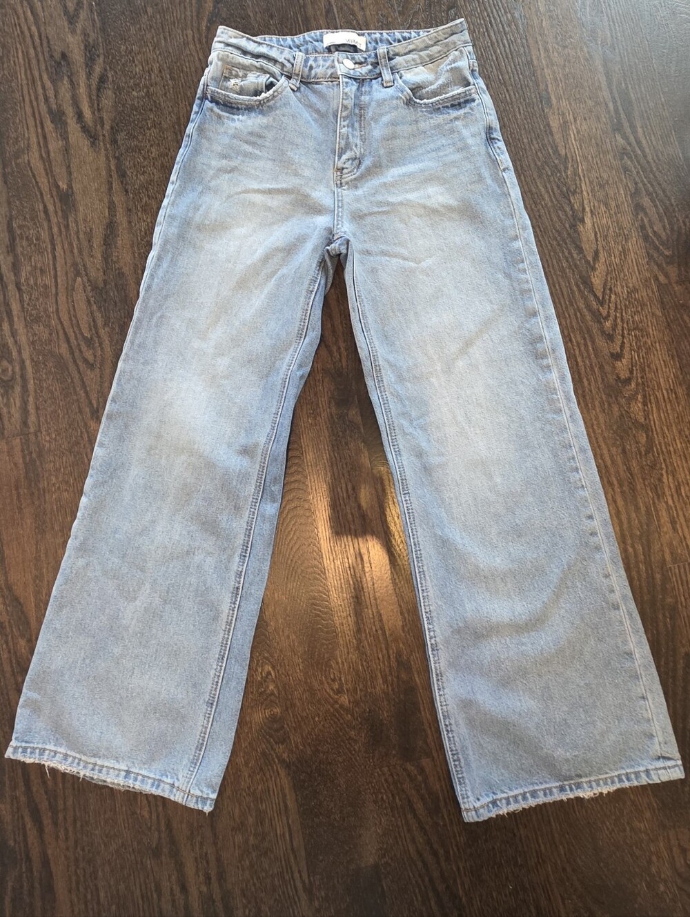 VERVET Light Blue Wide-Leg Jeans — Women’s Flare Denim in size 25